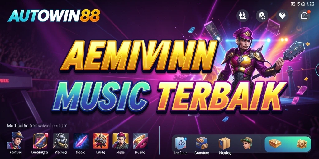 Tampilan screenshot AUTOWIN88 menampilkan momen seru gameplay Music.