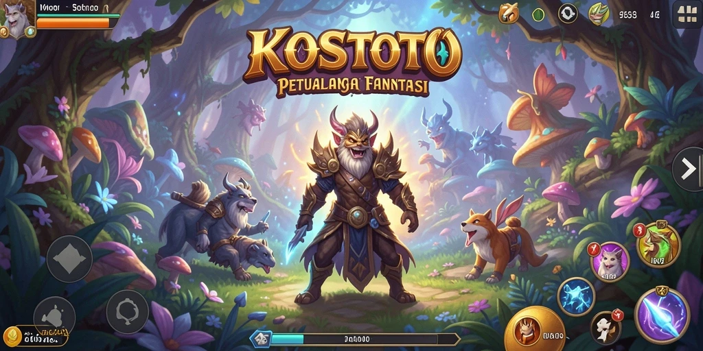 Screenshot KOSTOTO menunjukkan aksi gameplay penuh petualangan yang mendalam.