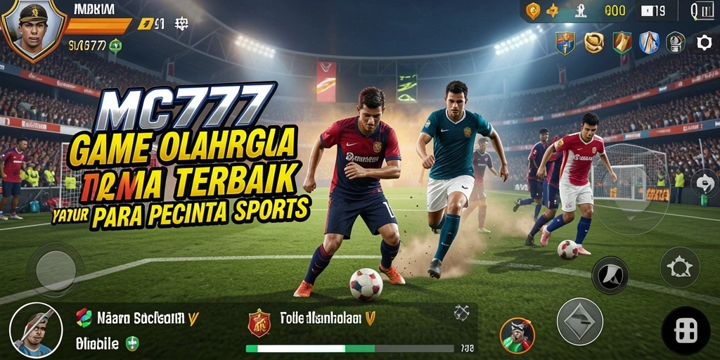 Tampilan gameplay menegangkan dari MC777 dengan aksi olahraga yang intens.