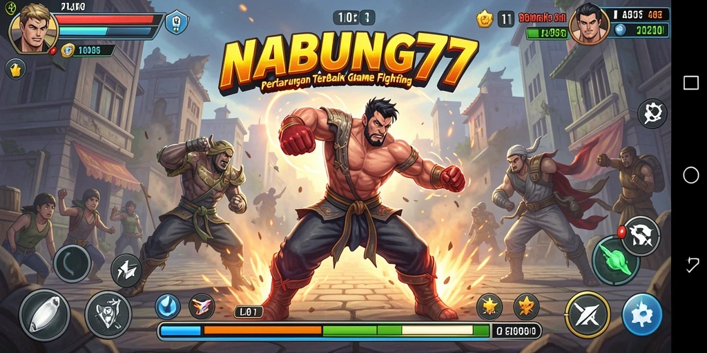 Gameplay NABUNG77 yang menegangkan dalam aksi Fighting.