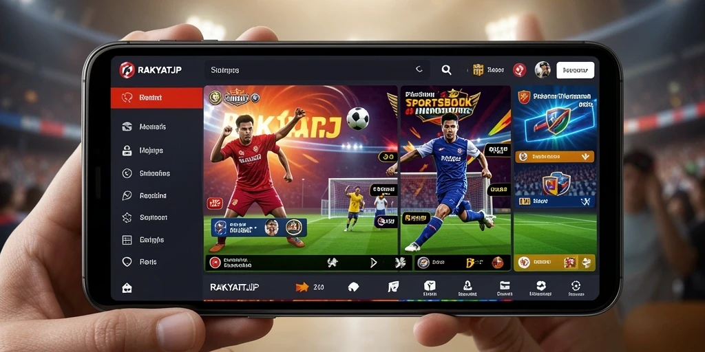 Tampilan gameplay RAKYATJP yang seru dan interaktif.